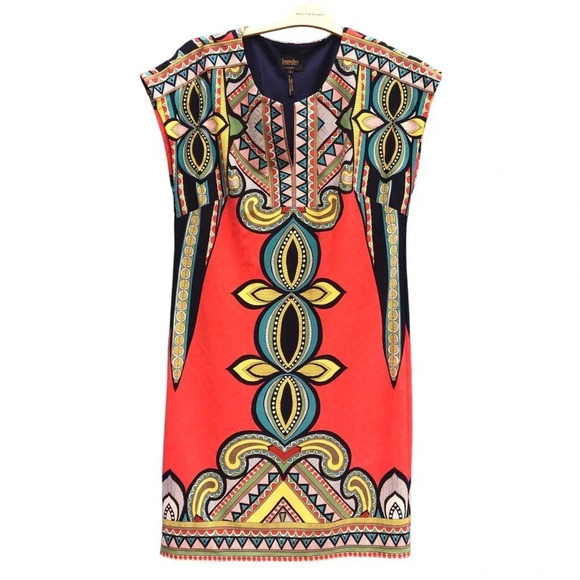 Laundry by Shelli Segal Women's Size Small Printed Mini Dress - Picture 1 of 5